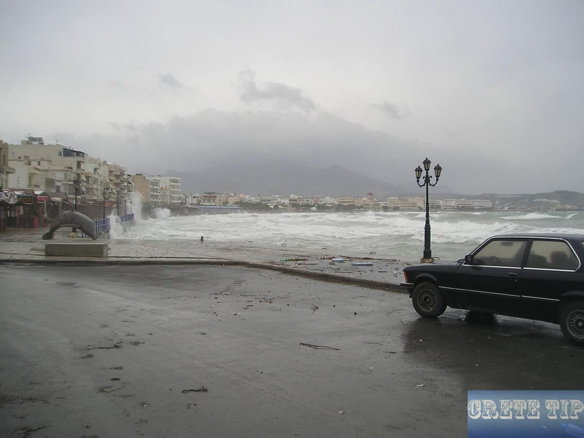Winter storms in Ierapetra.