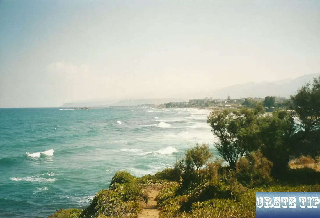 coastline of Malia