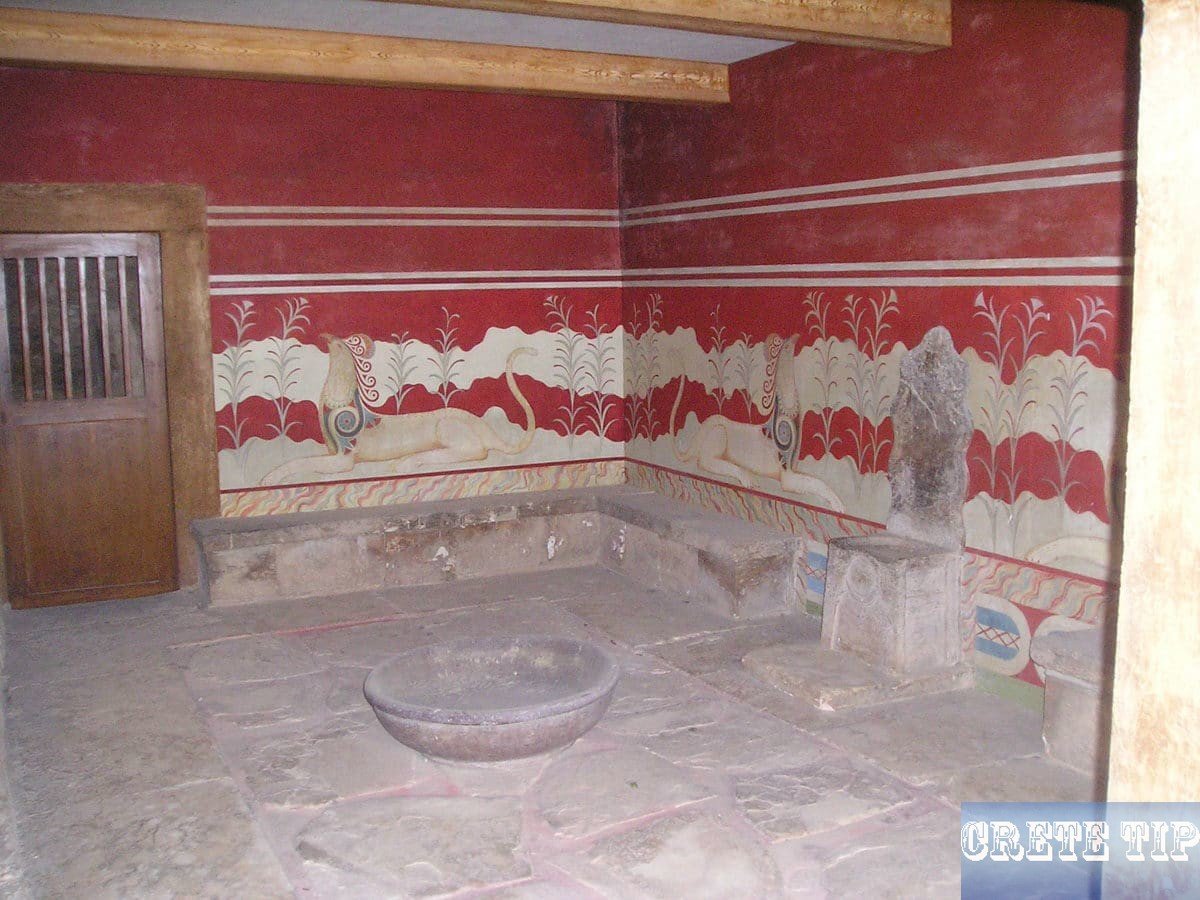 throne room of Minos