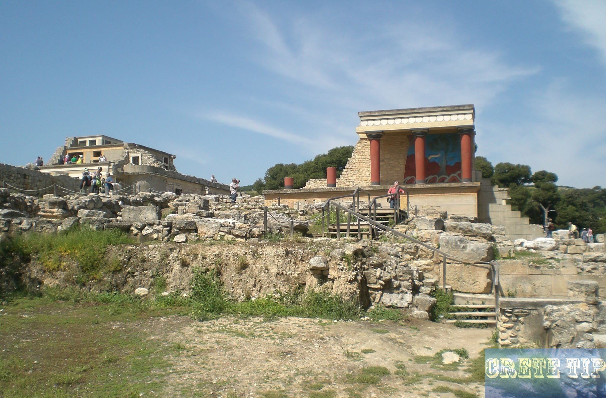 Palace grounds of Knossos.