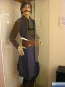 Cretan freedom fighter in traditional costume