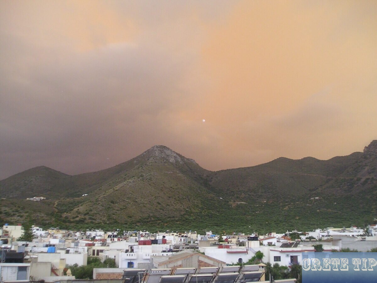 Red sky