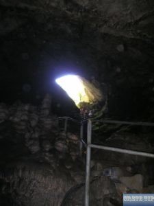 Crete 28 Daylight falls into the Zeus Cave.