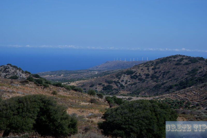 View over the Aghios Ioannis peninsula