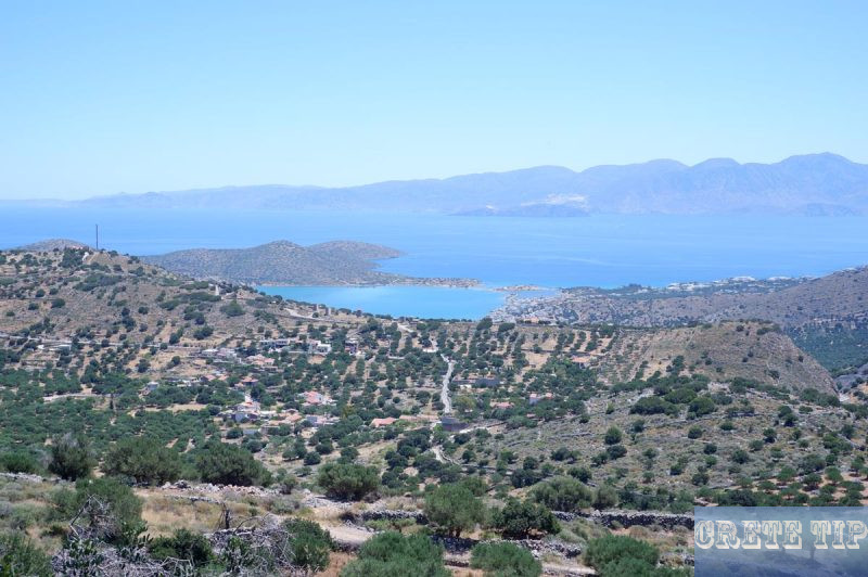 View of the Gulf of Mirabello and Elounda