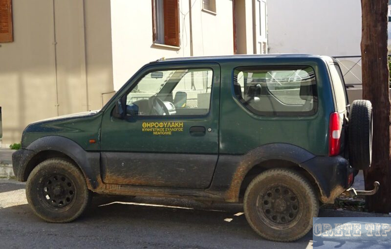  service vehicle of the gamekeepers