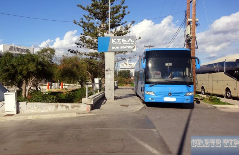 KTEL bus station in Heraklion