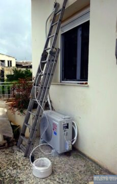 Connection of the outdoor unit