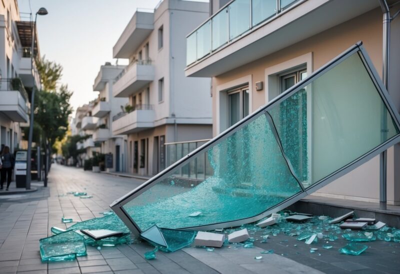 fallen balcony