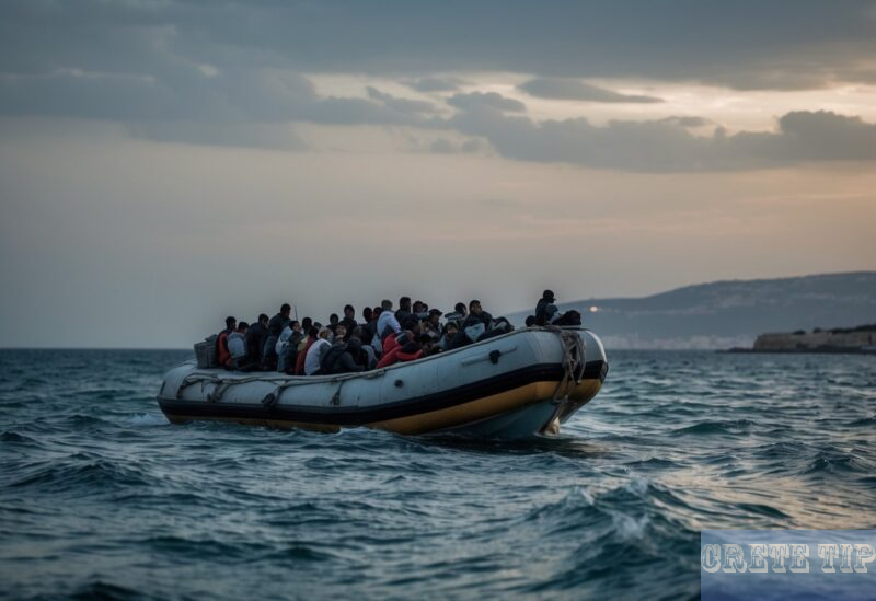 Migrant dinghy