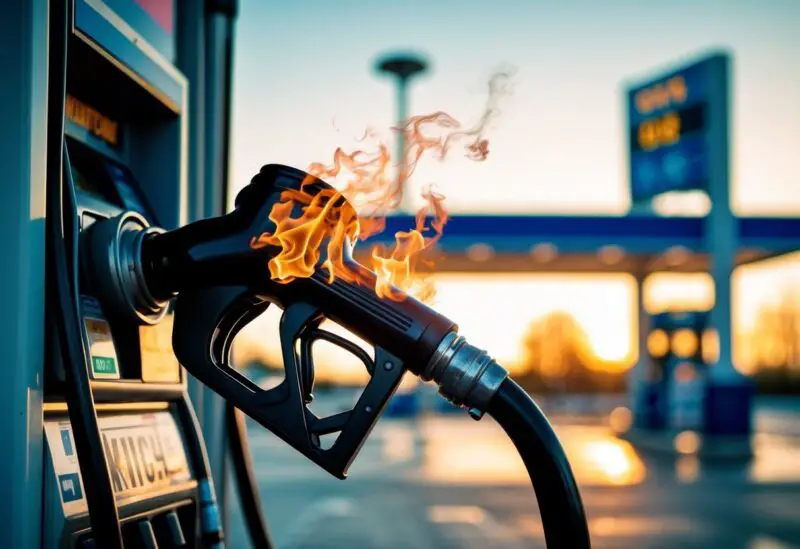 Petrol prices are burning