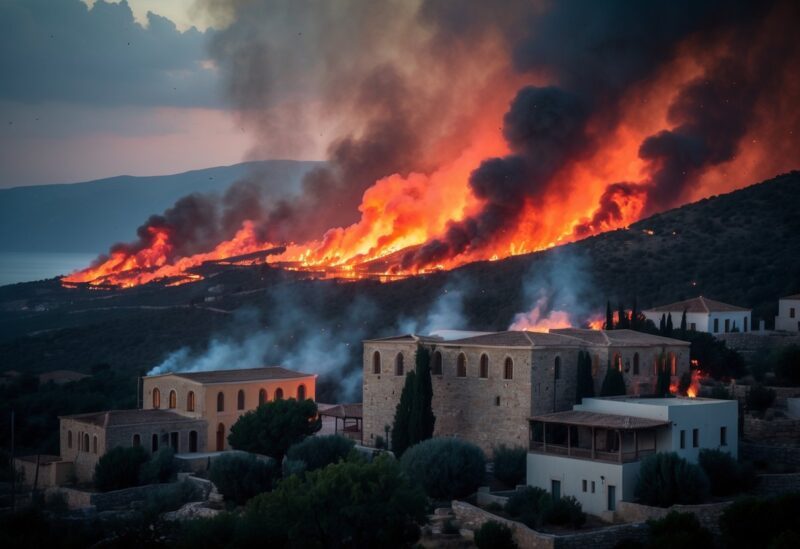 chios feuer kloster
