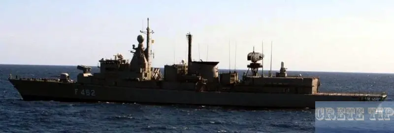 The Spy of Souda 2 Greek frigate Kountouriotis