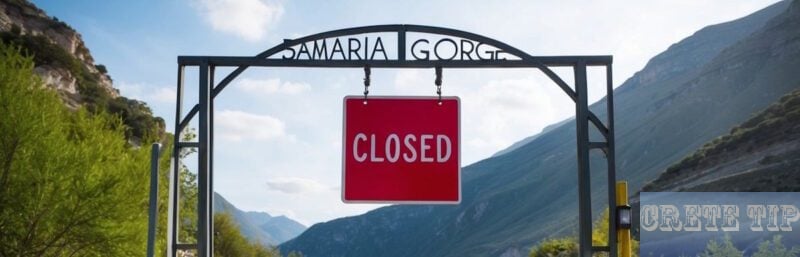 Crete 47 samaria gorge today closed