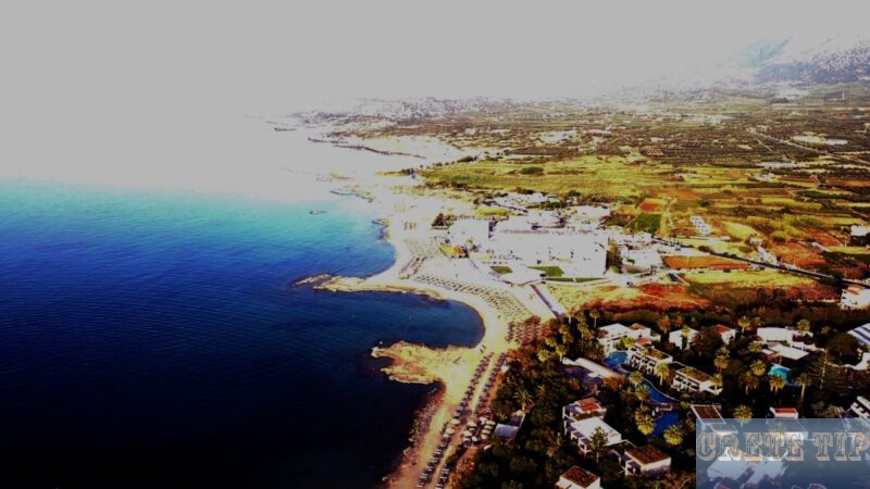 Drone over beach