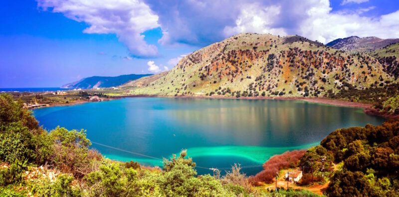 Water reserves of Lake Kournas depleted 8 kournas lake