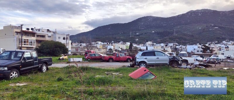 "Moving Danger" on Crete's Roads: Why 3 Out of 10 Vehicles Are Safety Risks 8 schrottplatz