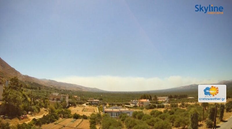 Major Fire Breaks Out in Melidochori, Heraklion — Massive Response with Firefighters and Helicopters 8 fire Mesochori